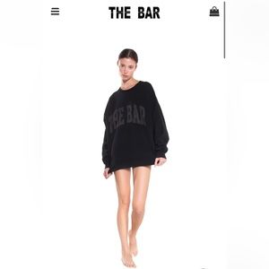 The Bar varsity sweatshirt, size medium